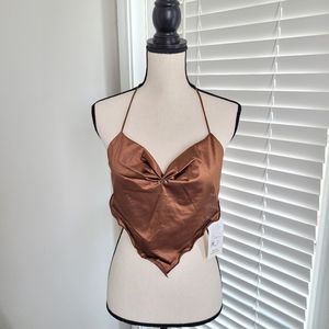 Satin Halter Top
